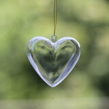 Dress My Craft Plastic Ball Heart 6.5cm (5pcs) (DMCFA4496) (OUTLET)