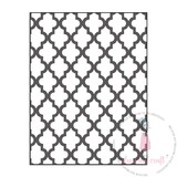 Dress My Craft Embossing Folder Lattic Pattern (DMCEF2280) (OUTLET)