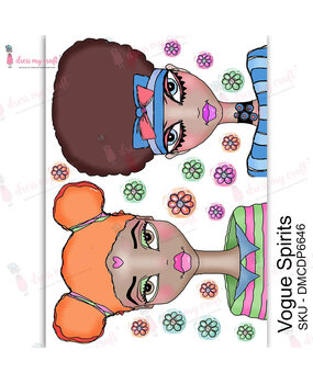 Dress My Craft Transfer Me Vogue Spirits (DMCDP6646) (OUTLET) Dress My Craft Transfer Me Vogue Spirits (DMCDP6646) (OUTLET)