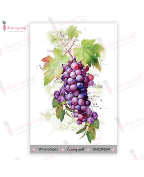Dress My Craft Transfer Me Mini Wine Grapes (DMCDP6547) (OUTLET) Dress My Craft Transfer Me Mini Wine Grapes (DMCDP6547) (OUTLET)
