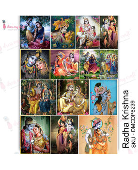 Dress My Craft Transfer Me Radha Krishna (DMCDP6239) (OUTLET) Dress My Craft Transfer Me Radha Krishna (DMCDP6239) (OUTLET)