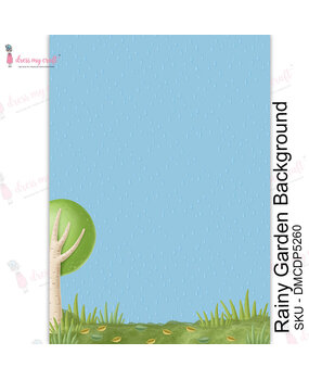 Dress My Craft Transfer Me Rainy Garden Background (DMCDP5260) (OUTLET) Dress My Craft Transfer Me Rainy Garden Background (DMCDP5260) (OUTLET)