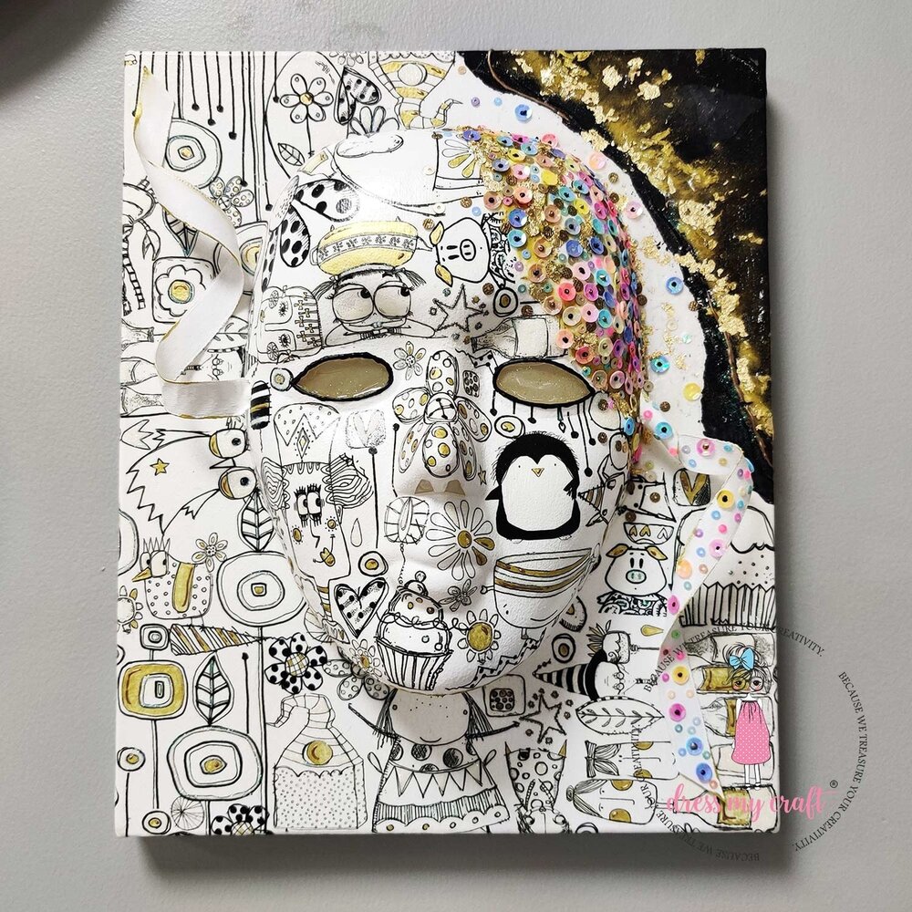 Dress My Craft Transfer Me Doodled Background (DMCDP4710) (OUTLET) Dress My Craft Transfer Me Doodled Background (DMCDP4710) (OUTLET)