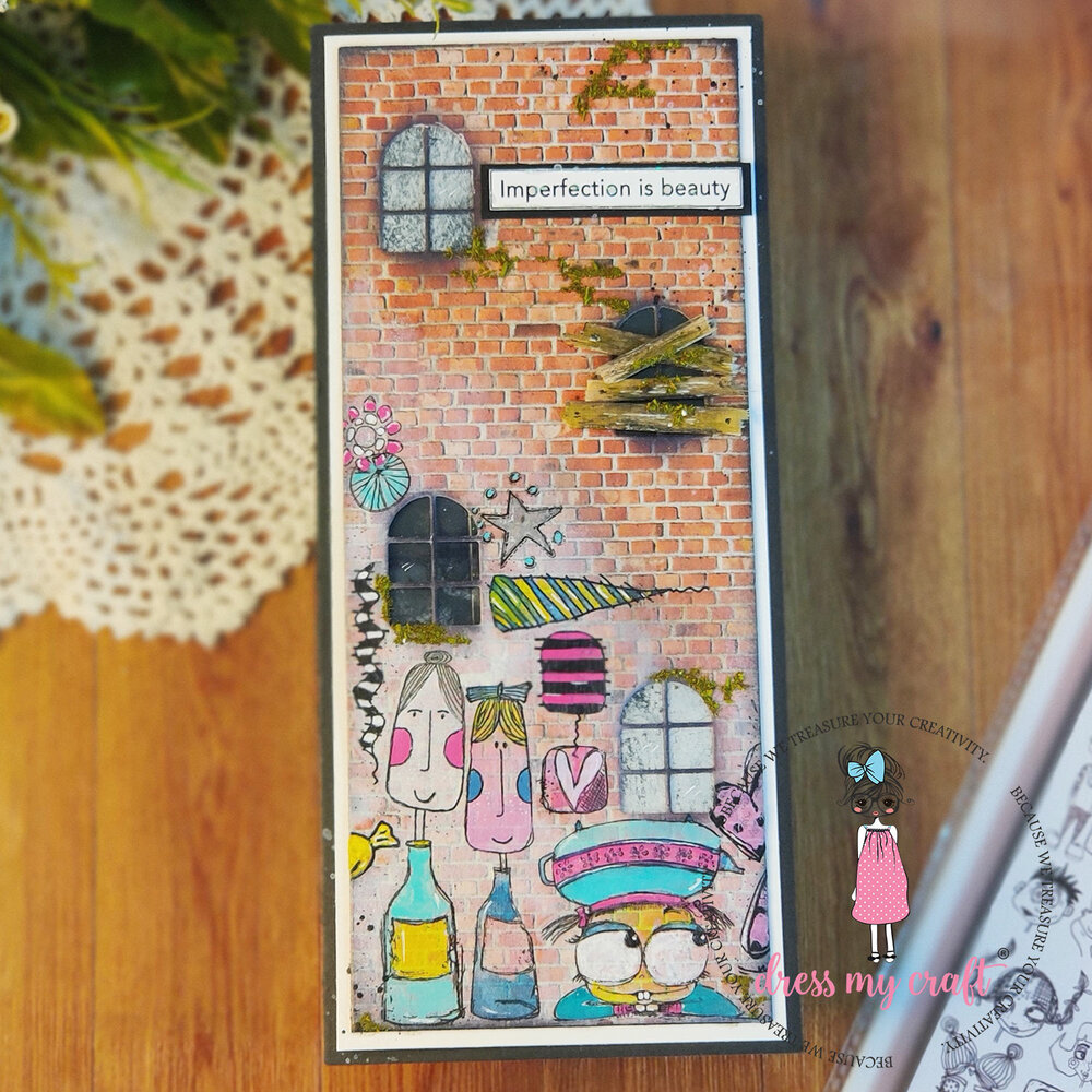 Dress My Craft Transfer Me Doodled Background (DMCDP4710) (OUTLET) Dress My Craft Transfer Me Doodled Background (DMCDP4710) (OUTLET)