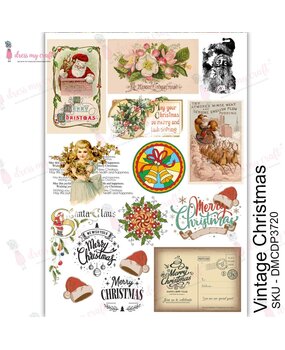 Dress My Craft Transfer Me Vintage Christmas (DMCDP3720) (OUTLET) Dress My Craft Transfer Me Vintage Christmas (DMCDP3720) (OUTLET)