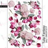 Dress My Craft Transfer Me 12.5x18.5 Inch Tulip Fantasy (DMCDP3214) (OUTLET)