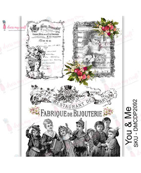 Dress My Craft Transfer Me You & Me (DMCDP2092) (OUTLET) Dress My Craft Transfer Me You & Me (DMCDP2092) (OUTLET)
