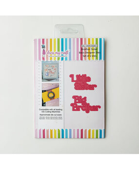 Dress My Craft Cutting Die Basic Designer Brother Sister (DMCD6831) (OUTLET) Dress My Craft Cutting Die Basic Designer Brother Sister (DMCD6831) (OUTLET)