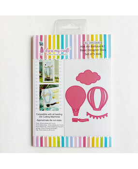 Dress My Craft Cutting Die Basic Designer Hot Air Balloon #2 (DMCD6435) (OUTLET) Dress My Craft Cutting Die Basic Designer Hot Air Balloon #2 (DMCD6435) (OUTLET)