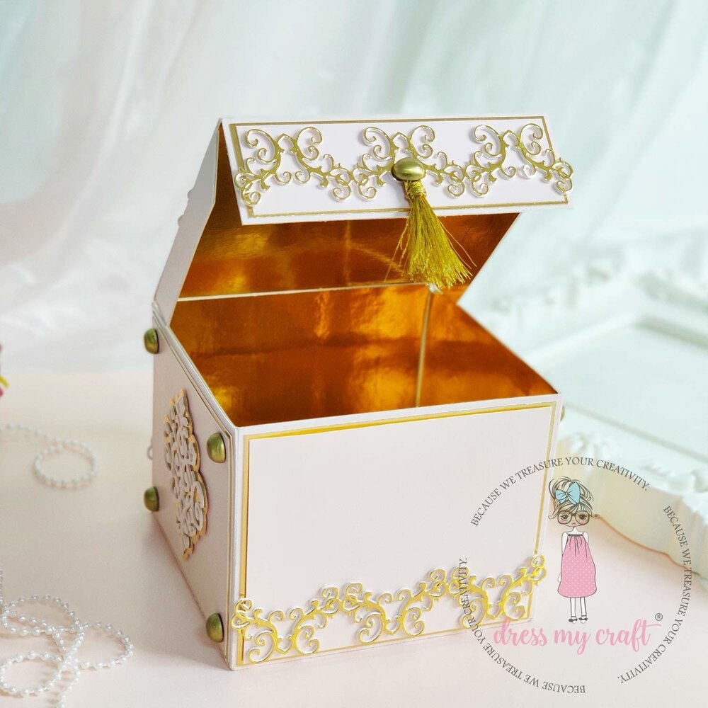 Dress My Craft Cutting Die Border Romantic (DMCD5654) (OUTLET) Dress My Craft Cutting Die Border Romantic (DMCD5654) (OUTLET)