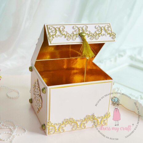 Dress My Craft Cutting Die Border Romantic (DMCD5654) (OUTLET) Dress My Craft Cutting Die Border Romantic (DMCD5654) (OUTLET)