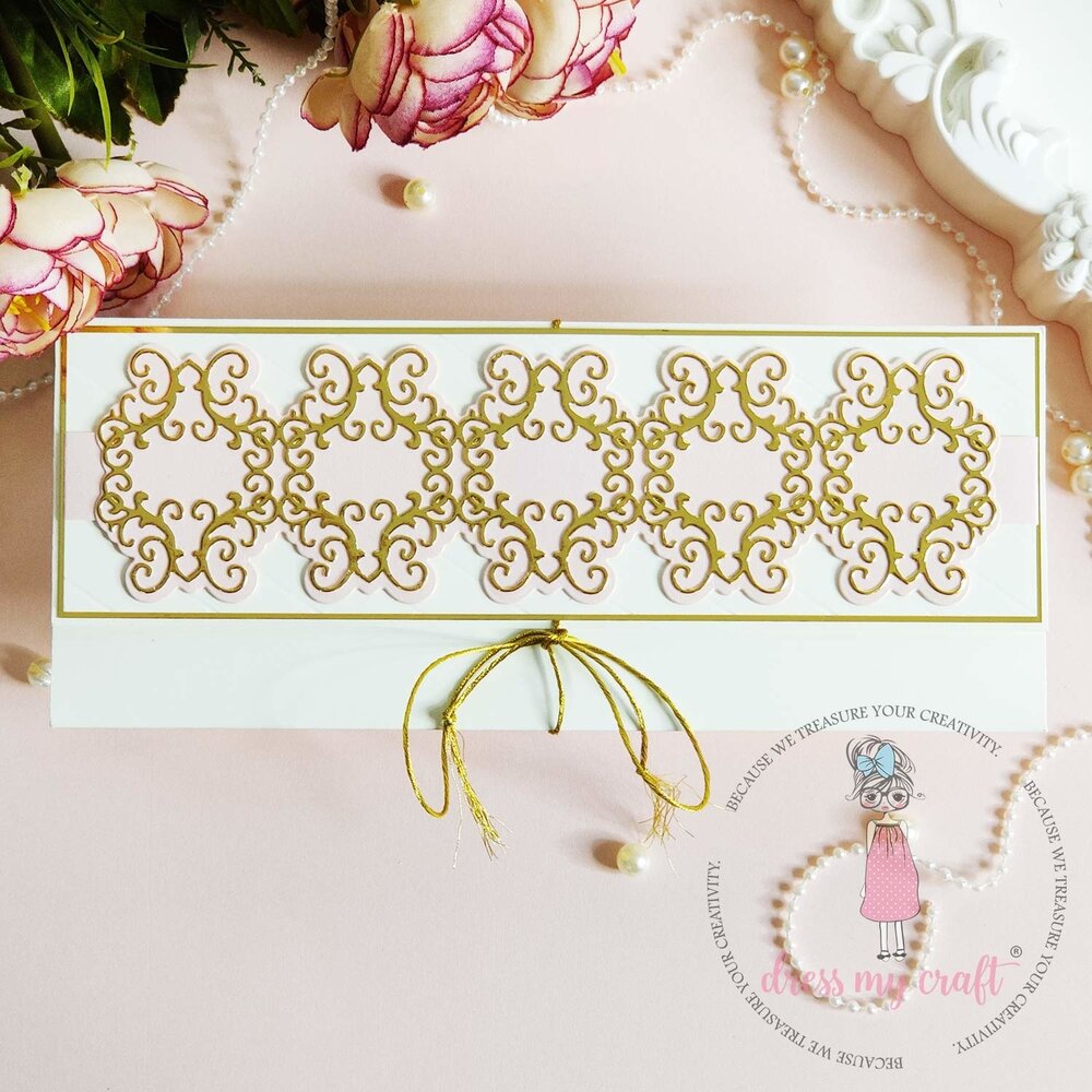 Dress My Craft Cutting Die Border Romantic (DMCD5654) (OUTLET) Dress My Craft Cutting Die Border Romantic (DMCD5654) (OUTLET)