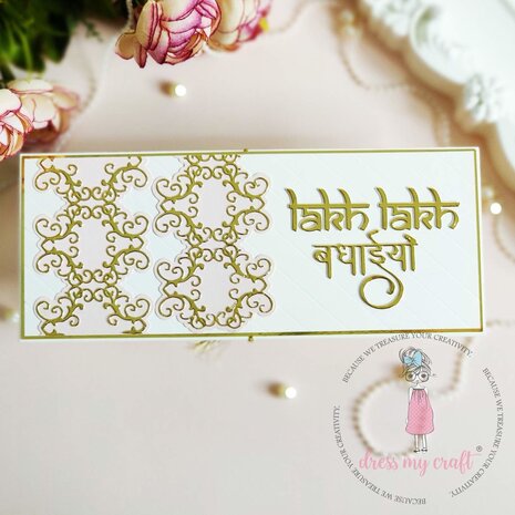 Dress My Craft Cutting Die Border Romantic (DMCD5654) (OUTLET) Dress My Craft Cutting Die Border Romantic (DMCD5654) (OUTLET)