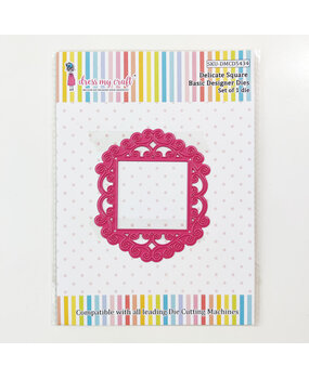 Dress My Craft Cutting Die Basic Designer Delicate Square (DMCD5434) (OUTLET) Dress My Craft Cutting Die Basic Designer Delicate Square (DMCD5434) (OUTLET)