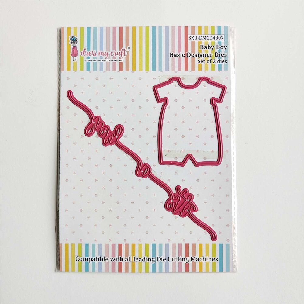 Dress My Craft Cutting Die Basic Designer Baby Boy (DMCD4807) (OUTLET)