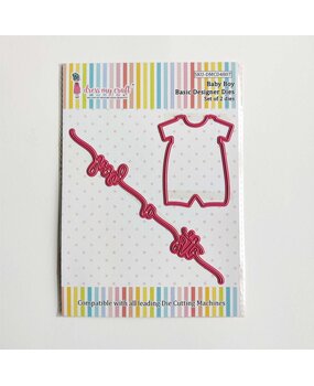 Dress My Craft Cutting Die Basic Designer Baby Boy (DMCD4807) (OUTLET)