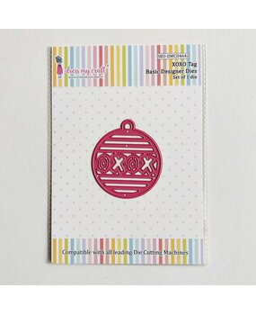 Dress My Craft Cutting Die Basic Designer XOXO Tag (DMCD4642) (OUTLET) Dress My Craft Cutting Die Basic Designer XOXO Tag (DMCD4642) (OUTLET)