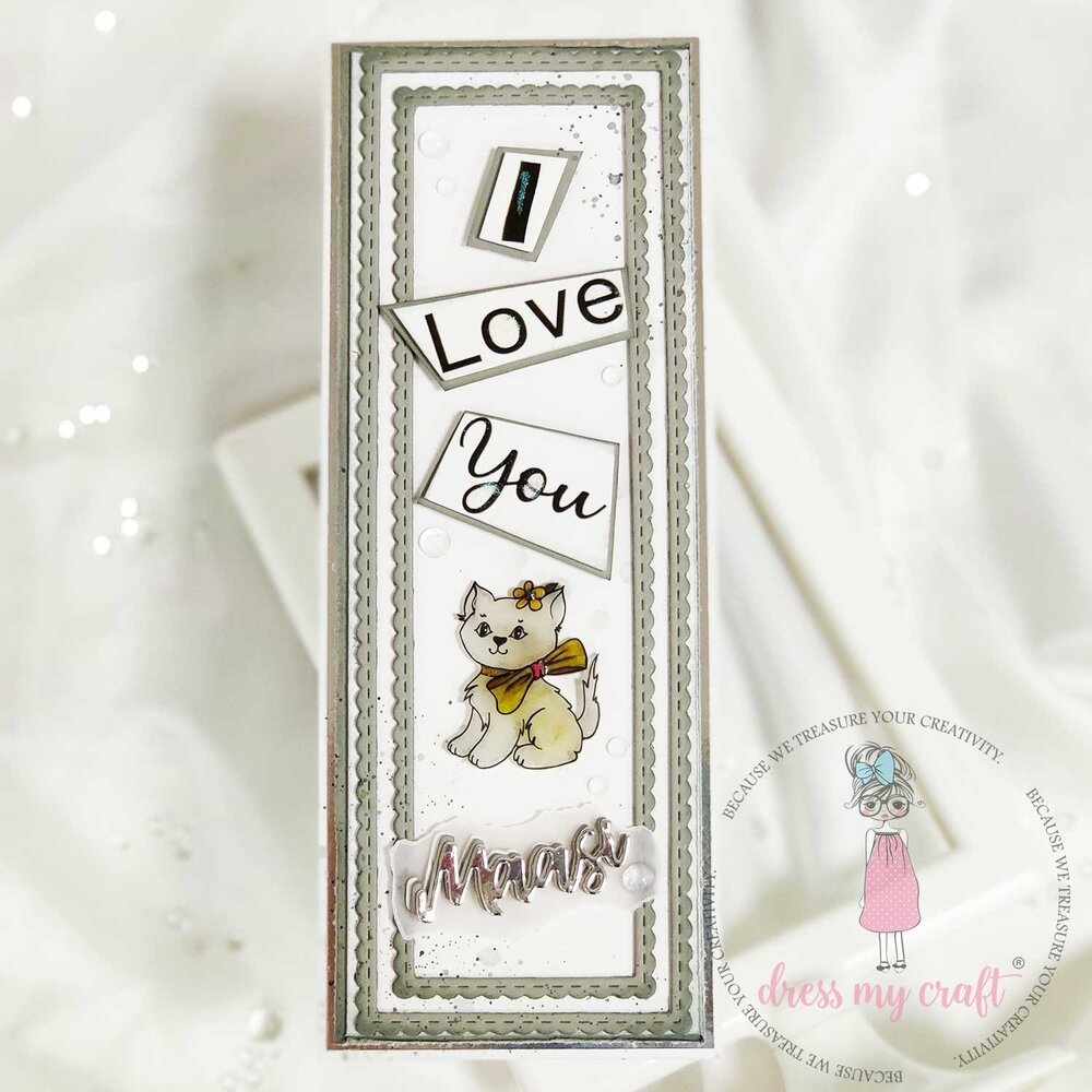 Dress My Craft Cutting Die Slimline Stitched Scalloped (DMCD4257) (OUTLET) Dress My Craft Cutting Die Slimline Stitched Scalloped (DMCD4257) (OUTLET)