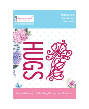 Dress My Craft Cutting Die Floral Hug (DMCD2024) (OUTLET) Dress My Craft Cutting Die Floral Hug (DMCD2024) (OUTLET)