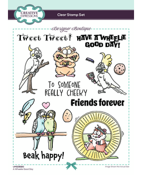Creative Expressions Designer Boutique Clear Stamp A5 A Wheelie Good Day (UMSDB180) (OUTLET) Creative Expressions Designer Boutique Clear Stamp A5 A Wheelie Good Day (UMSDB180) (OUTLET)