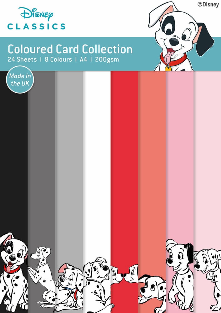 Creative Expressions 101 Dalmatians A4 Coloured Card Collection (DYP0036) (OUTLET) Creative Expressions 101 Dalmatians A4 Coloured Card Collection (DYP0036) (OUTLET)