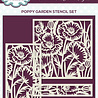 Creative Expressions Jamie Rodgers Stencil Poppy Garden (CEST075) (OUTLET) Creative Expressions Jamie Rodgers Stencil Poppy Garden (CEST075) (OUTLET)