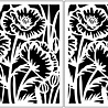 Creative Expressions Jamie Rodgers Stencil Poppy Garden (CEST075) (OUTLET) Creative Expressions Jamie Rodgers Stencil Poppy Garden (CEST075) (OUTLET)