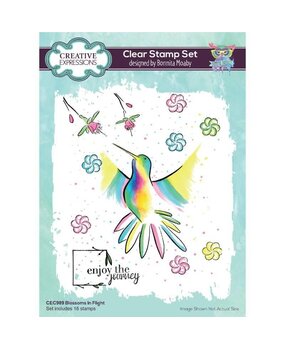 Creative Expressions Bonnita Moaby Clear Stamp A5 Blossoms In Flight (CEC989) (OUTLET)