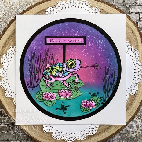 Creative Expressions Designs by Dora A5 Clear Stamp Toadally Awesome (CEC1101) (OUTLET) Creative Expressions Designs by Dora A5 Clear Stamp Toadally Awesome (CEC1101) (OUTLET)