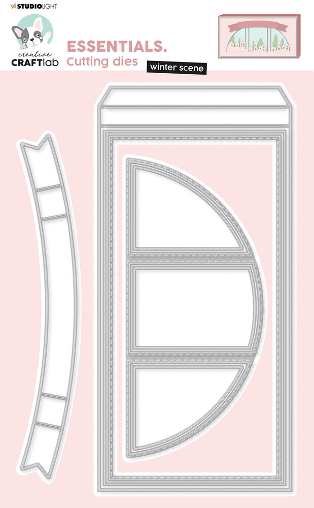 Creative Craftlab Essentials Cutting Dies Slimline Shadowbox Winter Scene (CCL-ES-CD423) (OUTLET) Creative Craftlab Essentials Cutting Dies Slimline Shadowbox Winter Scene (CCL-ES-CD423) (OUTLET)