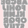 Creative Craftlab Essentials Cutting Dies Striped Alphabet (CCL-ES-CD174) (OUTLET)
