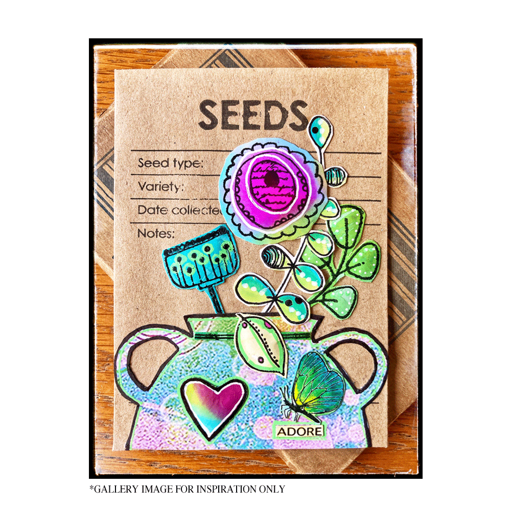 Crafty Individuals Floral Abstractions Blooms Unmounted Rubber Stamps (CI-632) (OUTLET) Crafty Individuals Floral Abstractions Blooms Unmounted Rubber Stamps (CI-632) (OUTLET)