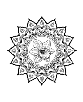 Crafty Individuals Spring Mandala Unmounted Rubber Stamps (CI-609) (OUTLET) Crafty Individuals Spring Mandala Unmounted Rubber Stamps (CI-609) (OUTLET)