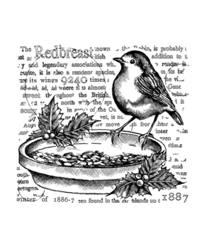 Crafty Individuals The Redbreast Unmounted Rubber Stamps (CI-575) (OUTLET) Crafty Individuals The Redbreast Unmounted Rubber Stamps (CI-575) (OUTLET)