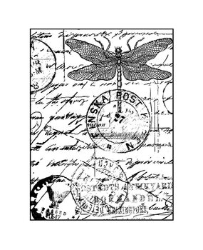Crafty Individuals Dragonfly Post Unmounted Rubber Stamps (CI-001) (OUTLET) Crafty Individuals Dragonfly Post Unmounted Rubber Stamps (CI-001) (OUTLET)