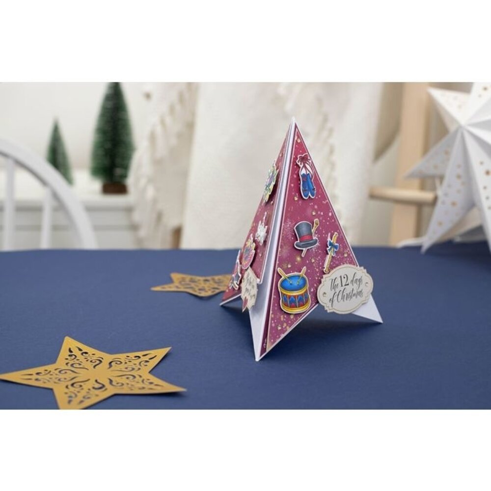 Crafter's Companion Twelve Days of Christmas Stamp and Die Twelve Days of Christmas (TDC-STD-TDOC) (OUTLET)