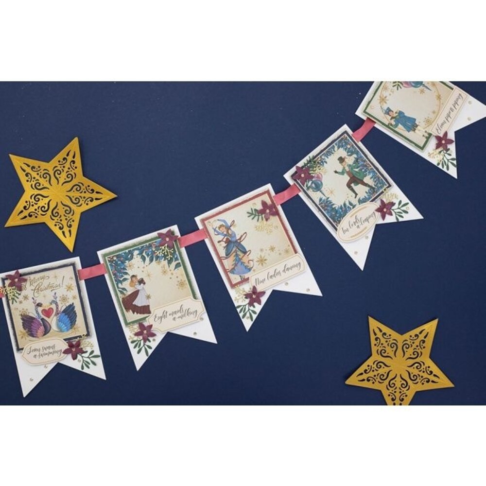 Crafter's Companion Twelve Days of Christmas Satin Ribbon (TDC-SRIB) (OUTLET) Crafter's Companion Twelve Days of Christmas Satin Ribbon (TDC-SRIB) (OUTLET)