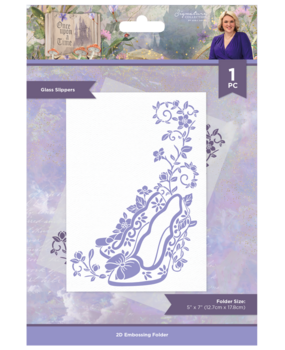 Crafter's Companion Once Upon a Time Embossing Folder Glass Slippers (S-OUAT-EF5-GLSL) (OUTLET) Crafter's Companion Once Upon a Time Embossing Folder Glass Slippers (S-OUAT-EF5-GLSL) (OUTLET)