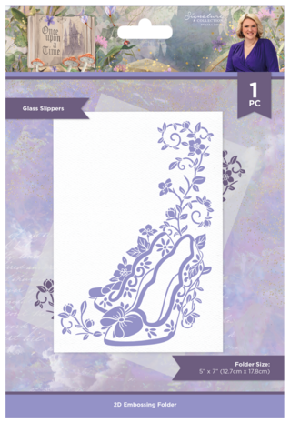 Crafter's Companion Once Upon a Time Embossing Folder Glass Slippers (S-OUAT-EF5-GLSL) (OUTLET) Crafter's Companion Once Upon a Time Embossing Folder Glass Slippers (S-OUAT-EF5-GLSL) (OUTLET)