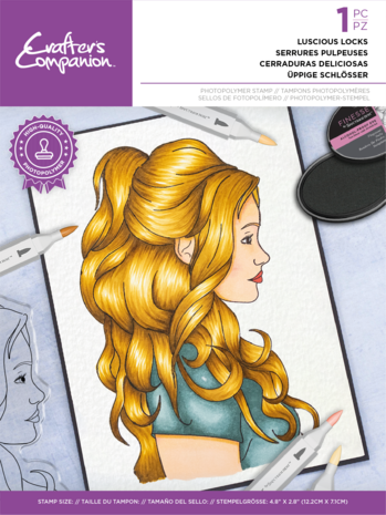 Crafter's Companion Natural Beauty Clear Stamp Luscious Locks (CC-STP-LUSL) (OUTLET) Crafter's Companion Natural Beauty Clear Stamp Luscious Locks (CC-STP-LUSL) (OUTLET)