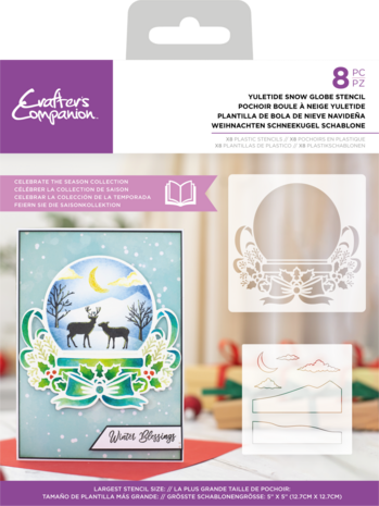 Crafter's Companion Celebrate the Season Stencil Yuletide Snow Globe (CC-STEN-YULESNOW) (OUTLET) Crafter's Companion Celebrate the Season Stencil Yuletide Snow Globe (CC-STEN-YULESNOW) (OUTLET)