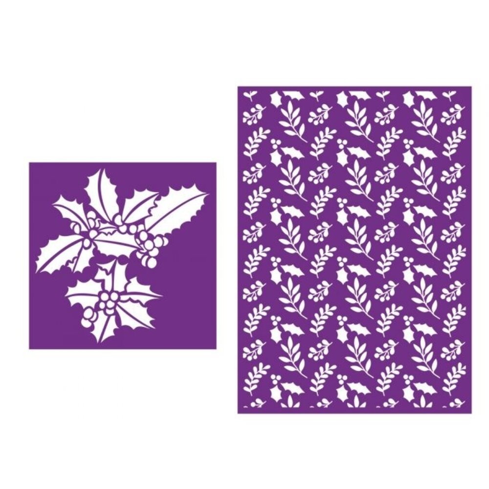 Crafter's Companion Holly Sprigs Simple Christmas Stencils (CC-STEN-HSPRIG) (OUTLET) Crafter's Companion Holly Sprigs Simple Christmas Stencils (CC-STEN-HSPRIG) (OUTLET)