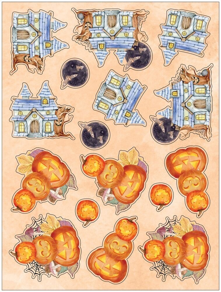 Crafter's Companion Trick or Treat 9x12 Inch 3D Topper Pad (CC-CRE-DTPAD9-TRT) (OUTLET) Crafter's Companion Trick or Treat 9x12 Inch 3D Topper Pad (CC-CRE-DTPAD9-TRT) (OUTLET)