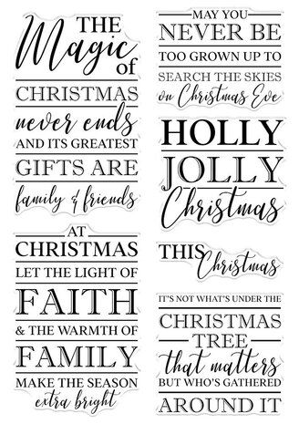 Crafter's Companion The Magic of Christmas Clear Stamps (CC-CA-ST-TMOC) (OUTLET) Crafter's Companion The Magic of Christmas Clear Stamps (CC-CA-ST-TMOC) (OUTLET)