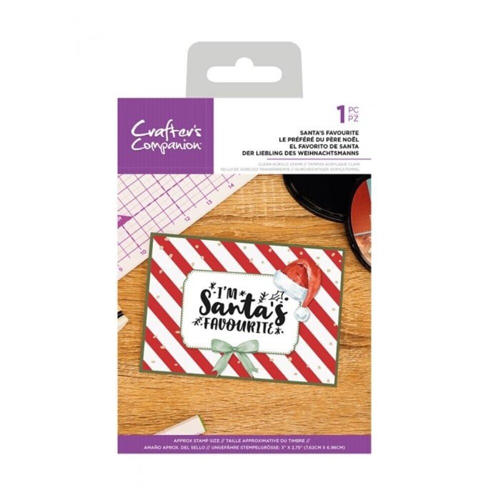 Crafter's Companion Santa's Favourite Clear Stamps (CC-CA-ST-SAF) (OUTLET) Crafter's Companion Santa's Favourite Clear Stamps (CC-CA-ST-SAF) (OUTLET)