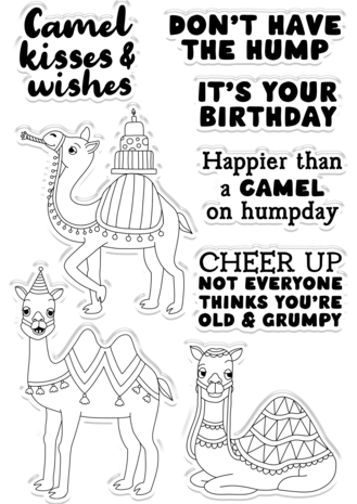 Crafter's Companion Camel Kisses and Wishes Clear Stamps (CC-CA-ST-CKAW) (OUTLET) Crafter's Companion Camel Kisses and Wishes Clear Stamps (CC-CA-ST-CKAW) (OUTLET)