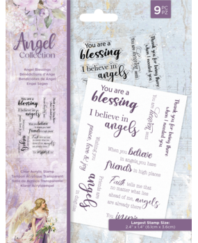 Crafter's Companion Angel Collection Clear Stamps Angel Blessings (ANG-ST-CA-ANBL) (OUTLET) Crafter's Companion Angel Collection Clear Stamps Angel Blessings (ANG-ST-CA-ANBL) (OUTLET)