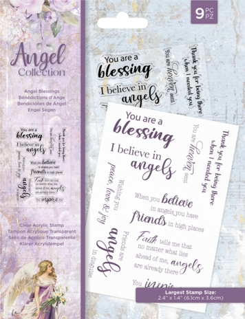 Crafter's Companion Angel Collection Clear Stamps Angel Blessings (ANG-ST-CA-ANBL) (OUTLET) Crafter's Companion Angel Collection Clear Stamps Angel Blessings (ANG-ST-CA-ANBL) (OUTLET)