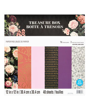 Craft Smith Treasure Box 12x12 Inch Paper Pad (MSE7932) (OUTLET) Craft Smith Treasure Box 12x12 Inch Paper Pad (MSE7932) (OUTLET)