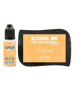 Couture Creations Stayz in Place Alcohol Ink Pearlescent Honeycomb Pad+Reinker (CO728178) (OUTLET) Couture Creations Stayz in Place Alcohol Ink Pearlescent Honeycomb Pad+Reinker (CO728178) (OUTLET)